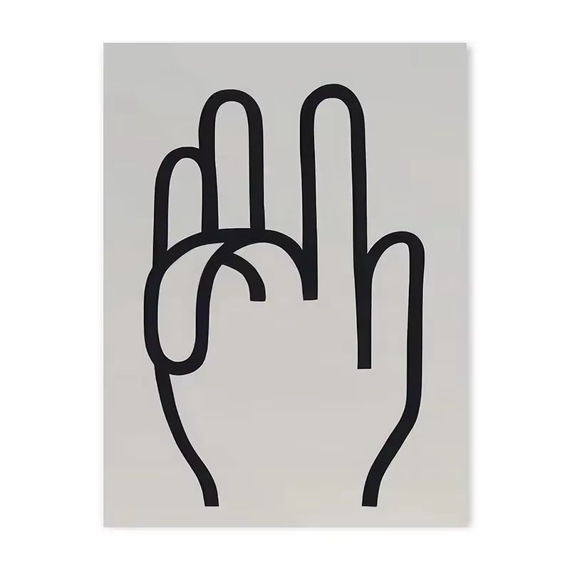 Japanese Vintage Abstract Open Your Print Posters Blue Waves Wall Art Canvas Painting for Living Room Bedroom Home Decor