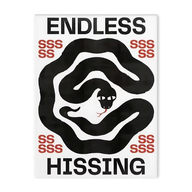 Japanese Vintage Abstract Open Your Print Posters Blue Waves Wall Art Canvas Painting for Living Room Bedroom Home Decor