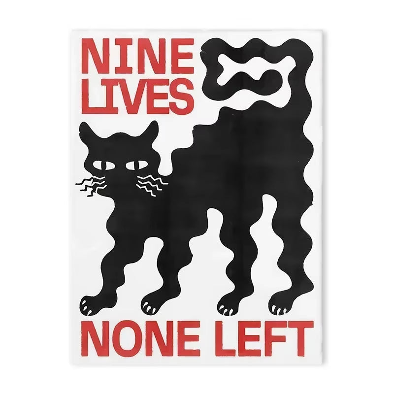 Japanese Vintage Abstract Open Your Print Posters Blue Waves Wall Art Canvas Painting for Living Room Bedroom Home Decor